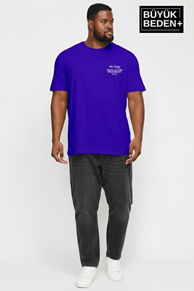 Superlife Süperlife Men's Large Size Chef's Selection Printed 3Xl-6Xl Crew Ne...