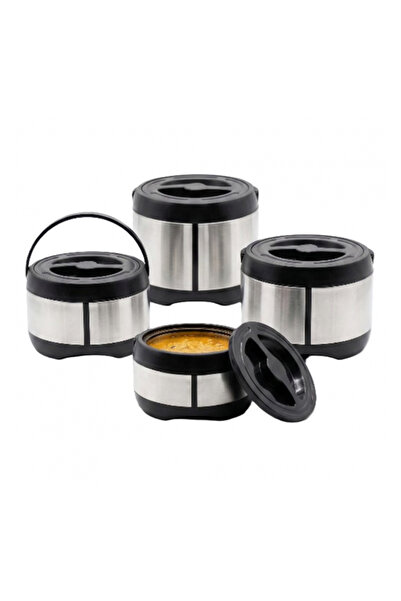 Mayfair Set 4 caserole termoizolante din plastic și oțel inoxidabil 1.5/3/6/12L