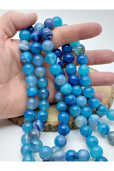 Yasamtohumu Agate Stone Dizi 14mm (62148)