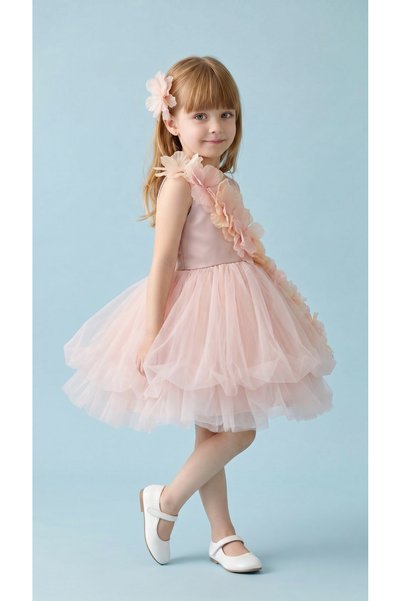 modabesta Floral Powder Balloon Dress