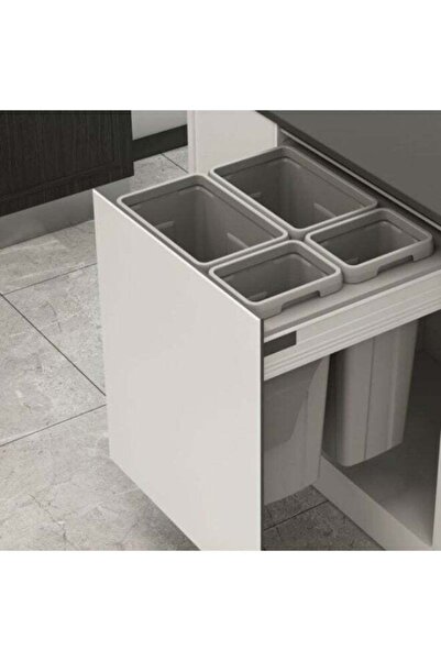 Wonderful-kitchens 60L Outdoor Kitchen Waste Bin for Waste Disposal in the Fo...