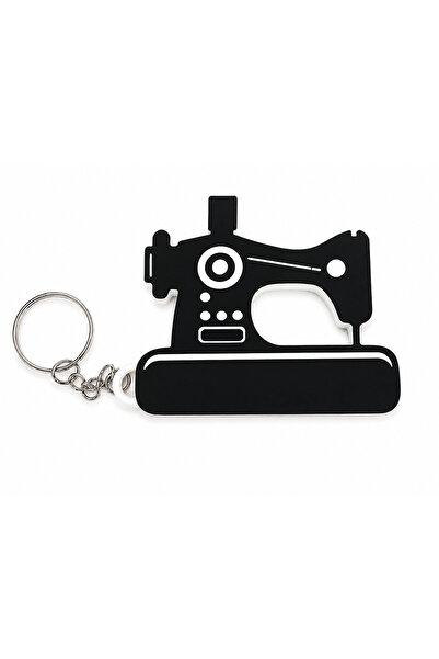 BESİNG Vintage Dikiş Makinesi Anahtarlık | 3D Baskı Sewing Machine Keychain |...