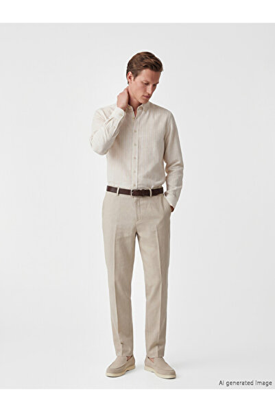 LC Waikiki Esvab • Modern & Distinctive Standart Fit Linen Look Men's Trousers