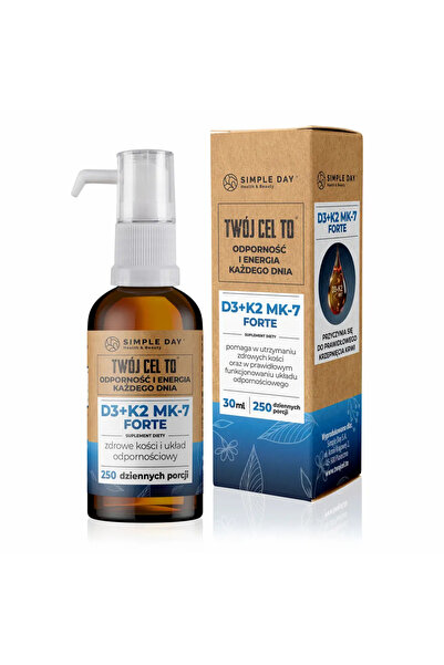 unbranded Obiectivul tău este D3+K2 Mk7 Forte 30 ml