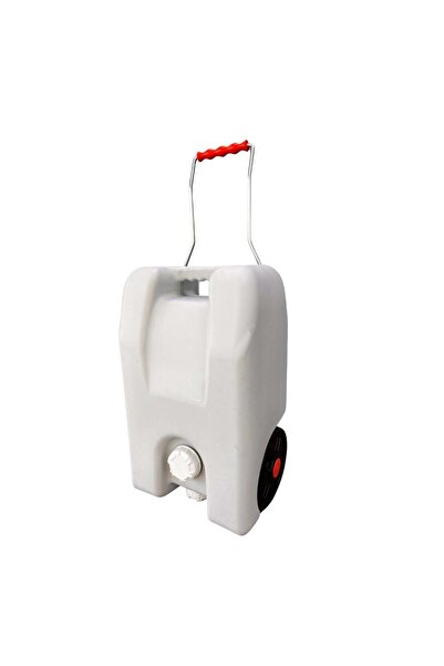 SHUIVAN Camptime Portatif Tekerlekli Atık Su Tankı 25 Litre