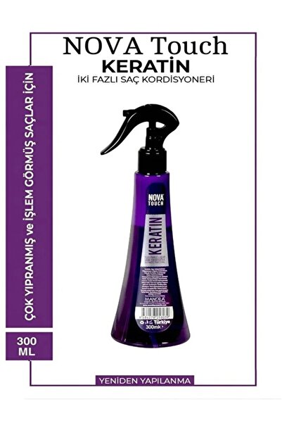 GenelTedarik novatouch Nova Touch Keratin Içerikli Fön Suyu 300 ml