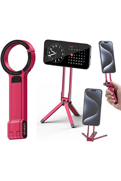 ulanzi MA30 Red Trepied Smartphone Pliabil, Prindere MagSafe, Design Carabini...
