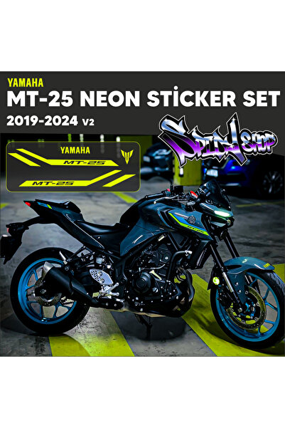 AKDESEN MT-25 Neon Sticker Set 2021-2024 V2