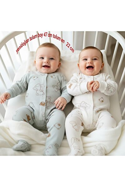 milay's life home collections yenidoğan 0-1 ay bebeklere çıtçıtlı patikli %10...