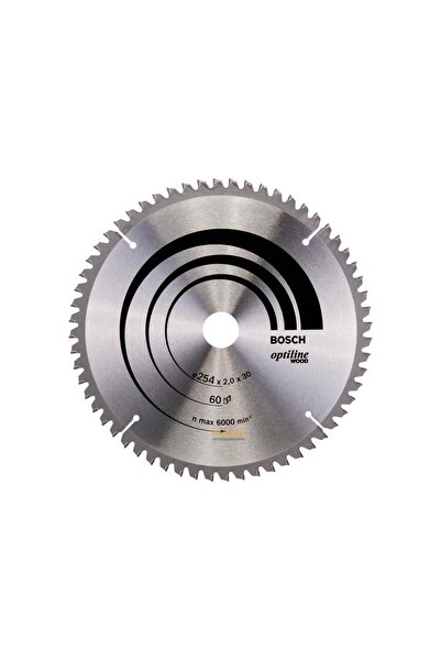 Bosch Optiline Ahşap 254x2x30 mm 60 Diş Daire Testere Bıçağı 2608640436