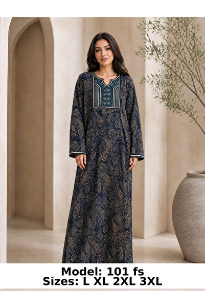 TUFAHA Long Sleeve Embroidered Kashmiri Shirt