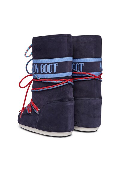 MOON BOOT Ghete de zăpadă unisex Albastru Marin F017 Mb Icon Suede Laces