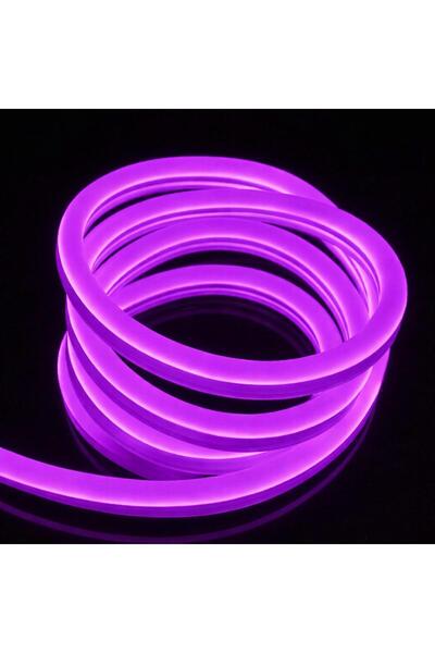 SAKİN ENERJİ Neon Şerit Led 220 Volt Esnek Silikonlu Aydınlatma + Fiş Dahil (...