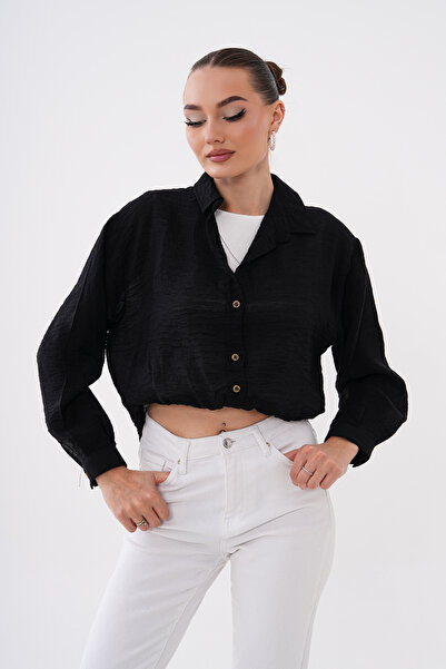 Mega Life Tulle Modal Shirt with Neckline Detail and Athlete Style