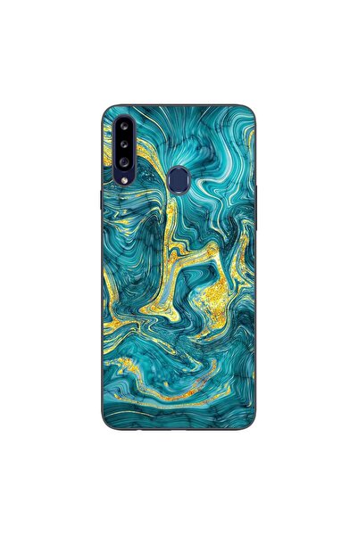OEM Husa compatibila cu Samsung Galaxy A20S Silicon Gel Tpu Model Abstract Ge...