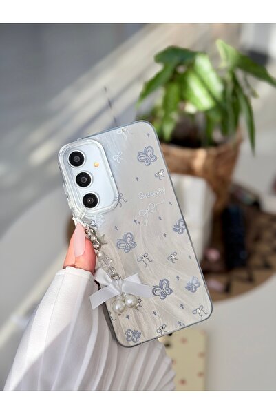 Go Aksesuar Galaxy A36 5g ve A56 5g Uyumlu Charm İNCİ KURDELE Oyuncaklı Esnek...