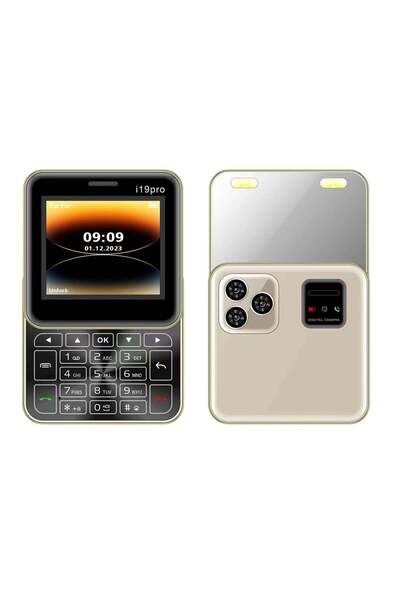 Vivendo Telefon Mini i19 Pro Slide Button – 2.4", Dual SIM, 2G GSM, camera, F...