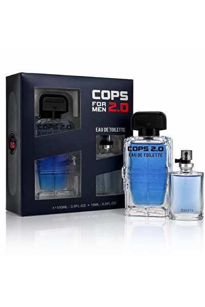 Real Time Set Cadou pentru bărbați COPS FOR MEN 2.0, EDT 100 ml + EDT 15 ml, ...