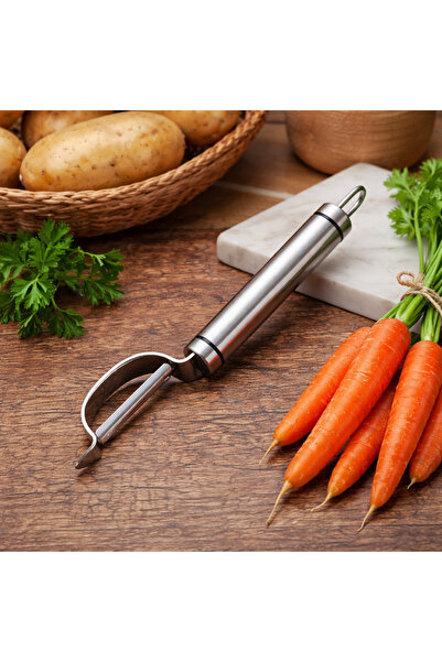 Vivendo Taietor inox pentru legume si fructe otel inoxidabil, design ergonomic