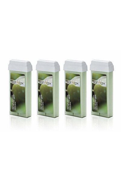 İTALWAX رول شمع إيطالي بالزيتون من ايطال واكس - 4 قطع - 100 مل