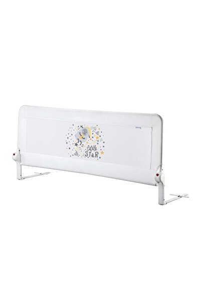 GUİMO Bară de siguranță pliabilă pentru pat, 154 x 65 cm, Alb, Design cu oițe