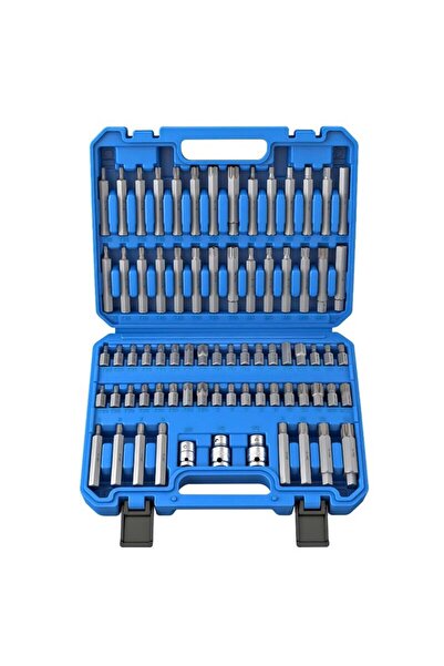 VIKTEC 75 Parça Torx - Allen - M Tipi - Ribe Bits Uç Seti