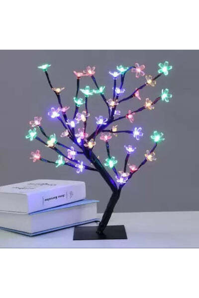 Vivendo Copacel de Craciun, 36 LED Cherry, Blossom Bonsai
