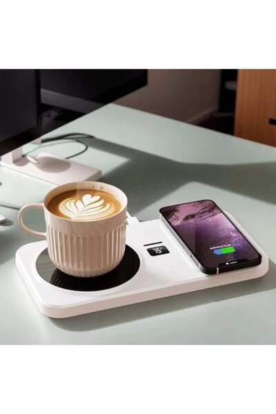 Vivendo Incalzitor electric pentru cana cu incarcare wireless – control intel...