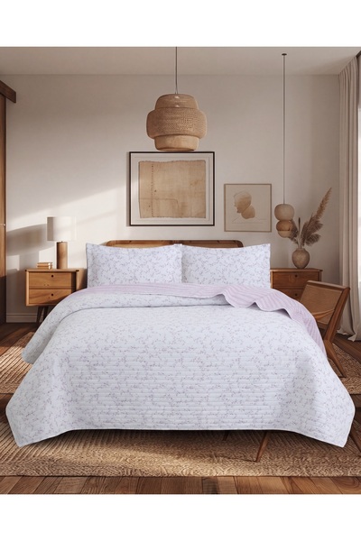 la lune home غطاء سرير لورا ميكروكوتون ديلي مقاس كبير/240×260 سم