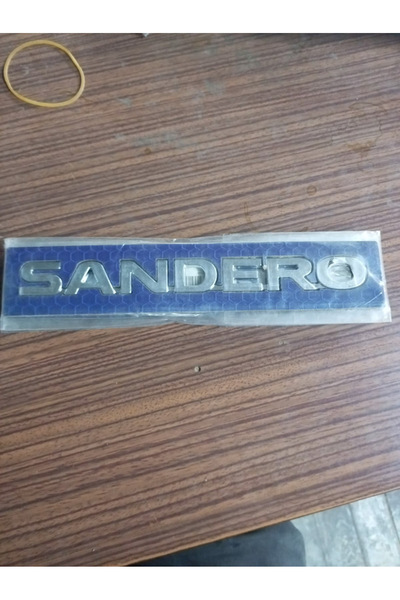 diğer01 11 DACİA SANDERO KROM BAGAJ KAPAĞI YAPIŞTIRMA YAZI