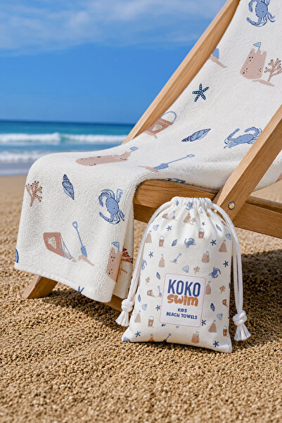 Kokopatik Sand Beach Patterned Beach Towel