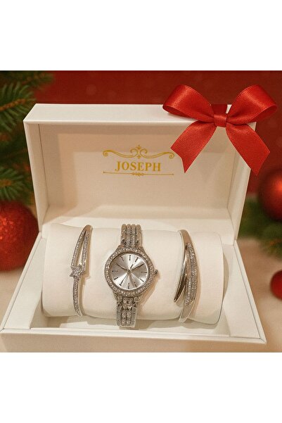 Vivendo Set Ceas Elegant Dama cu Bratari Decorate cu Cristale
