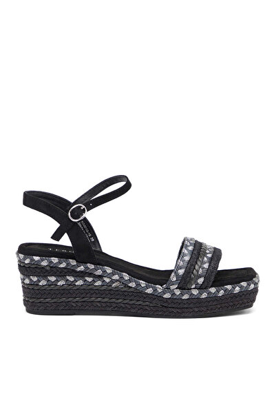 Tergan Siyah Tekstil Kadın Sandalet - K26Y1SN68731-I46