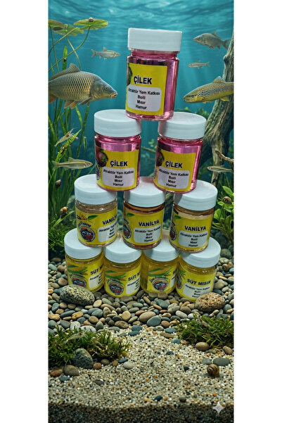 OLTA Lion Fishing Likit Atraktör Balık Yem Katkısı 10'lu Avantaj Paketi (Çile...