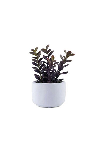 PAN HOME Artificial Succulent In Cement Pot 18.42x19.05x19.69cm - Green