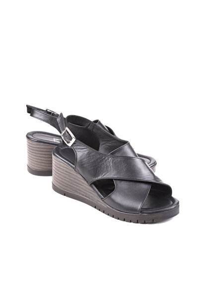 stato Alisa Genuine Leather Wedge Heel Women's Sandals |