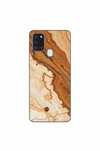 OEM Husa compatibila cu Samsung Galaxy A21s Silicon Gel Tpu Model Caramel Mar...