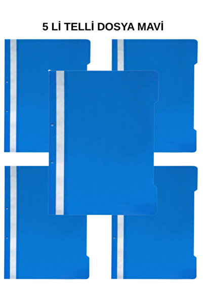 Dağtaş Kırtasiye Blue Wire Binder Set of 5