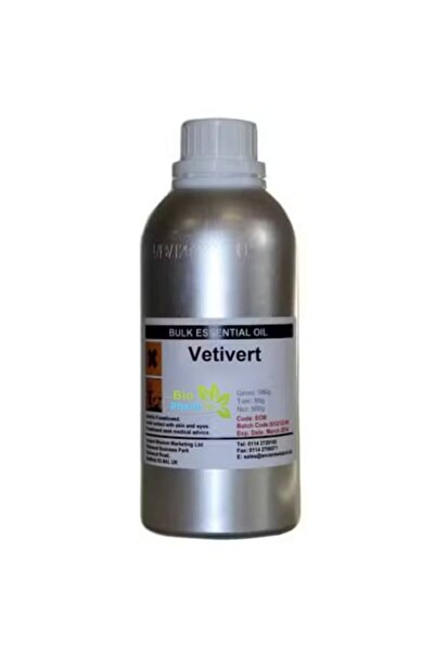 BIOPHARM Ulei esențial de Vetiver, 0.5Kg, aromă distinctă, uz extern