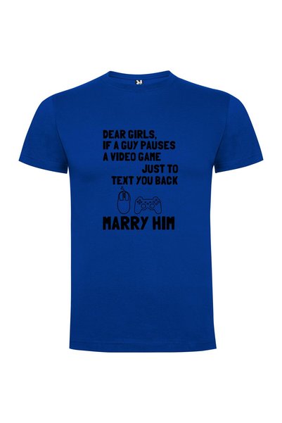 iLovePrints Pause for Love: Guys & Video Games Tshirt