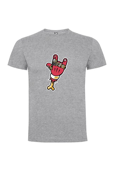 iLovePrints Fireball Mascot Hand Tshirt