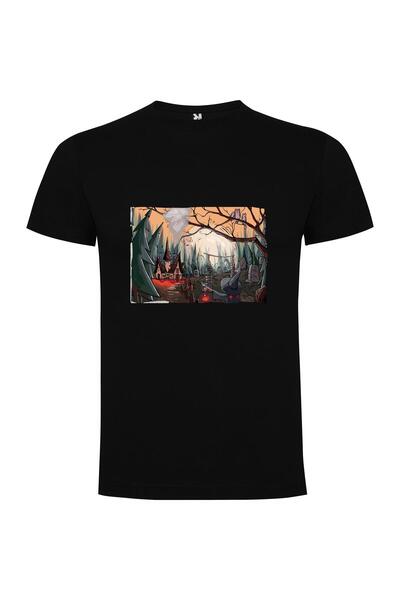 iLovePrints Witchy Woods Artwork Tshirt