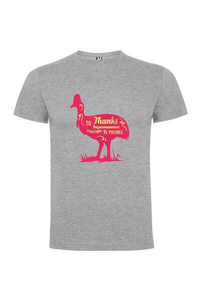 iLovePrints Pink Ostrich Illusion Tshirt