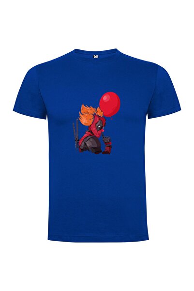 iLovePrints Red Masked Deadpool Portrait Tshirt