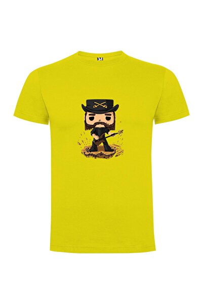 iLovePrints Bearded Rockstar Cartoon Tshirt