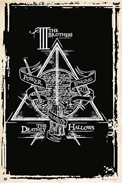 ESSESORIES Harry Potter Movie Poster Wall Art Room Decor Self Adhesive