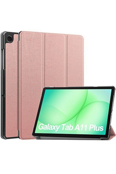 Techsuit FoldPro - Samsung Galaxy Tab A11 Plus / A9 Plus - Ροζ Χρυσό