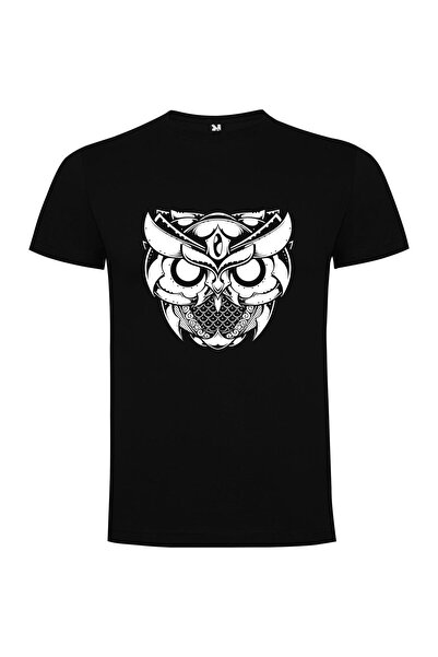 iLovePrints Monochrome Owls Tshirt