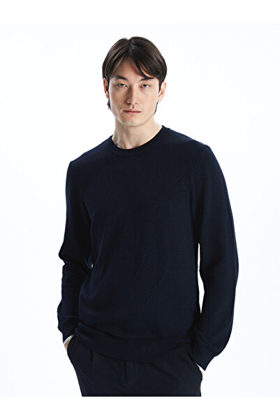 LC Waikiki Rmz Gi̇yi̇m Farkiyla Zero Roba Collar Men's Knitwear Sweater