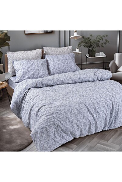Beauty Home Σετ παπλωματοθήκη φανελένια υπέρδιπλη Flame Art 12631 230x250 Γκρι